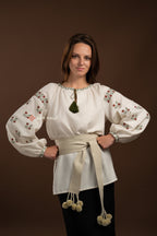 Вишиванка жіноча "Лелія (1)"(бежева)