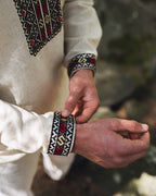 Вишиванка чоловіча "Черемош (1)"(бежева)