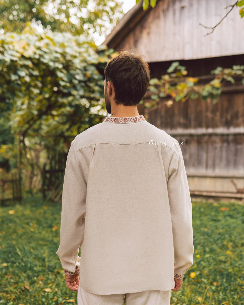 Вишиванка чоловіча "Княжа (2)"(сіра)