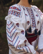 Вишиванка жіноча "Слобожанщина"(біла)