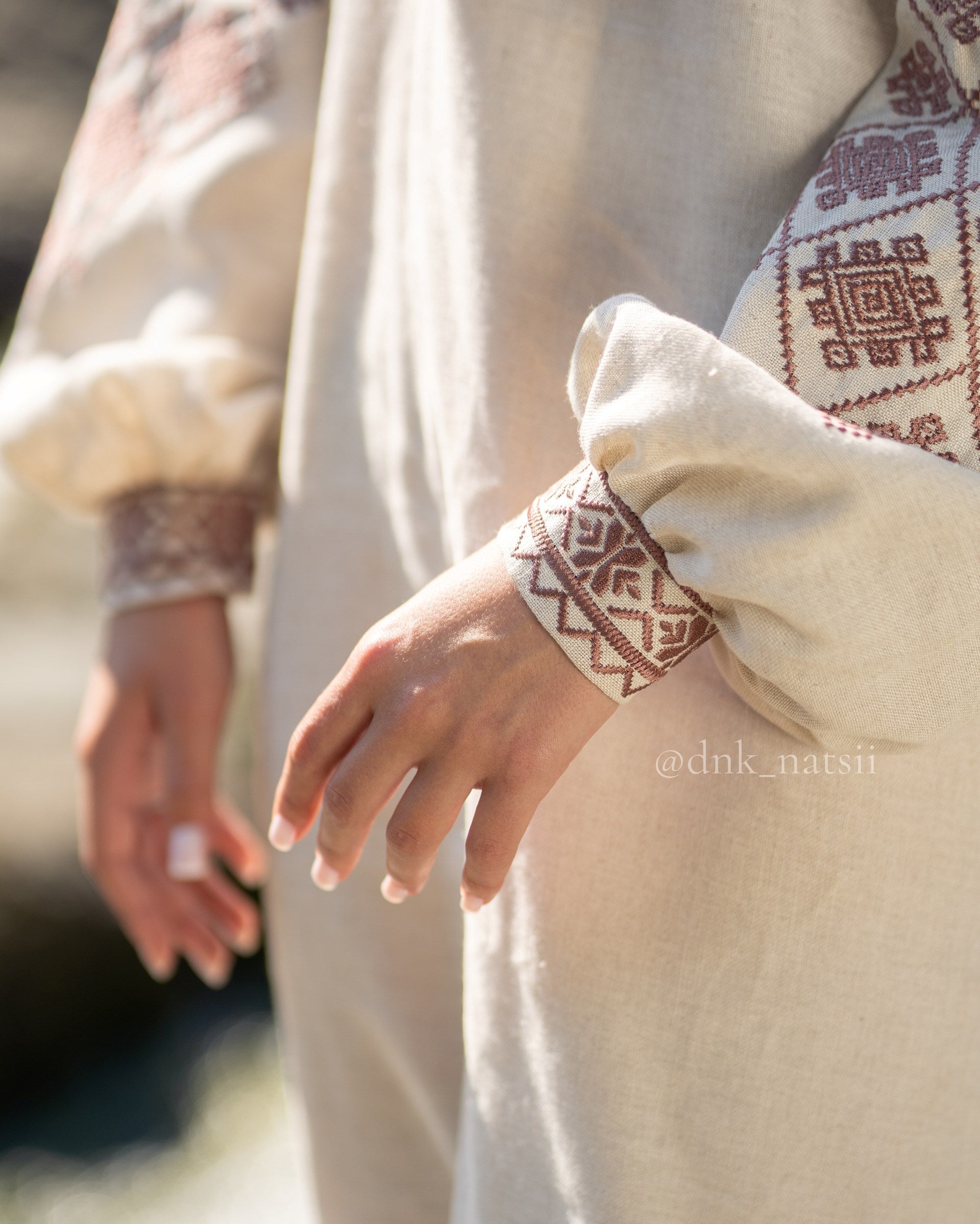 Вишита сукня "Княжа (2)"(сіра)