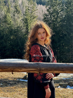 Вишита сукня "Княжа (4)"(чорна)