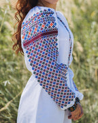 Вишита сукня "Кокетка (1)"(біла)