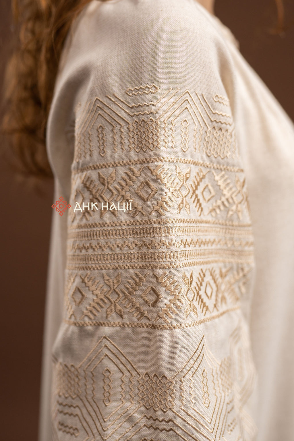 Вишита сукня "Десна (3)"(бежева)