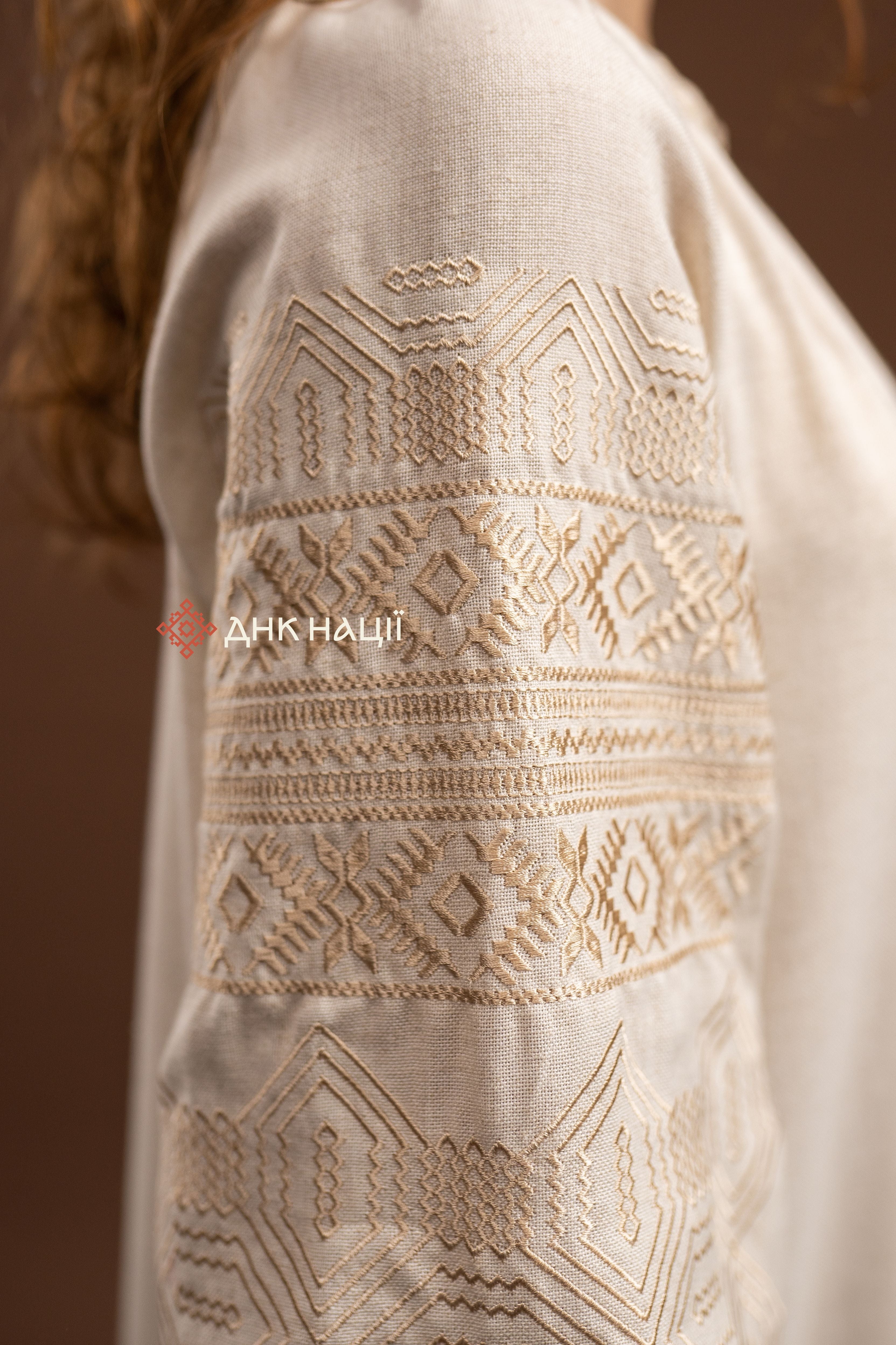 Вишита сукня "Десна (3)"(бежева)