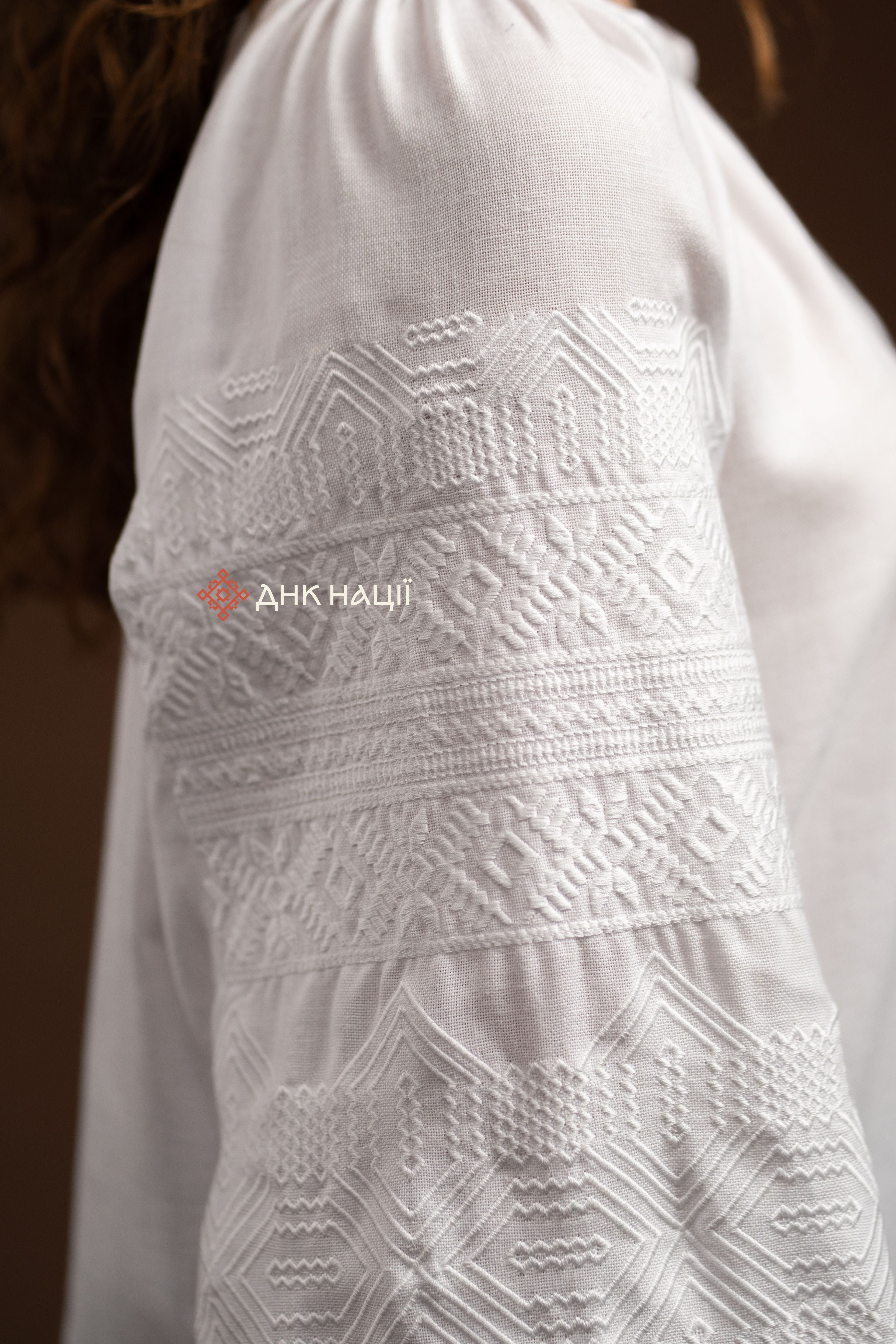 Women’s Embroidered Blouse “Desna (1)” (White)