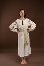 Вишита сукня "Лелія (1)"(бежева)