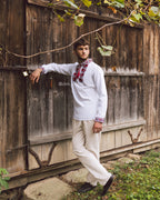 Вишиванка чоловіча "Злагода (1)"(біла)