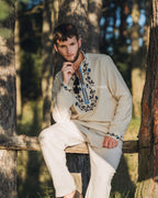 Вишиванка чоловіча "Борщівська"(сіра)