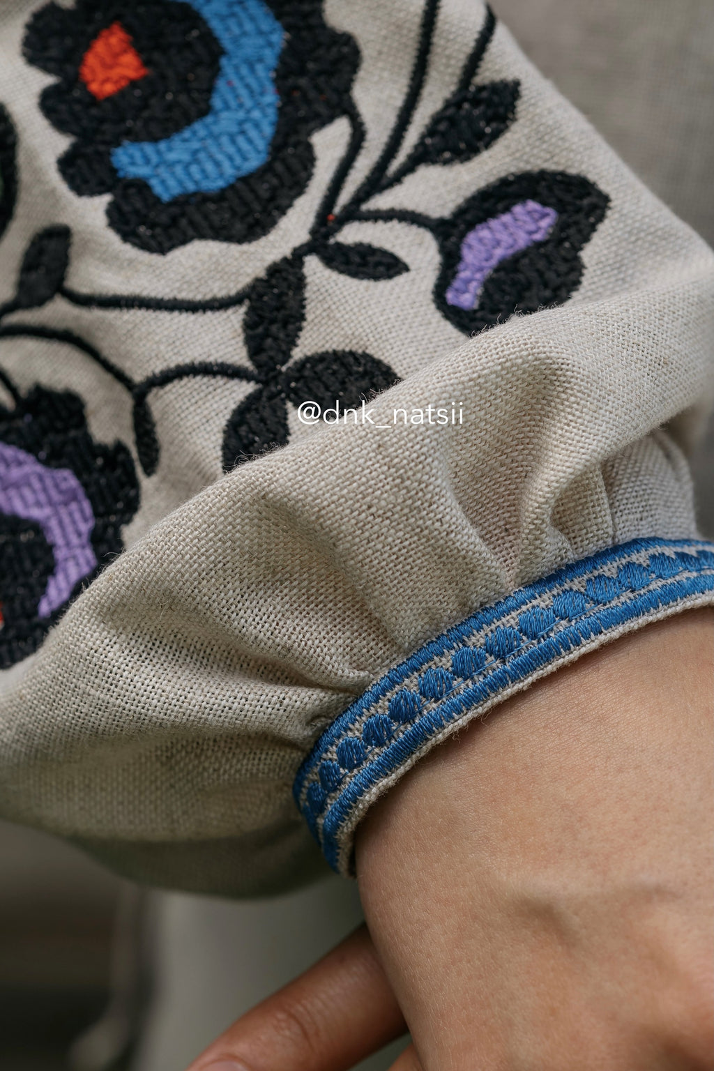 Вишиванка жіноча "Борщівська"(сіра)