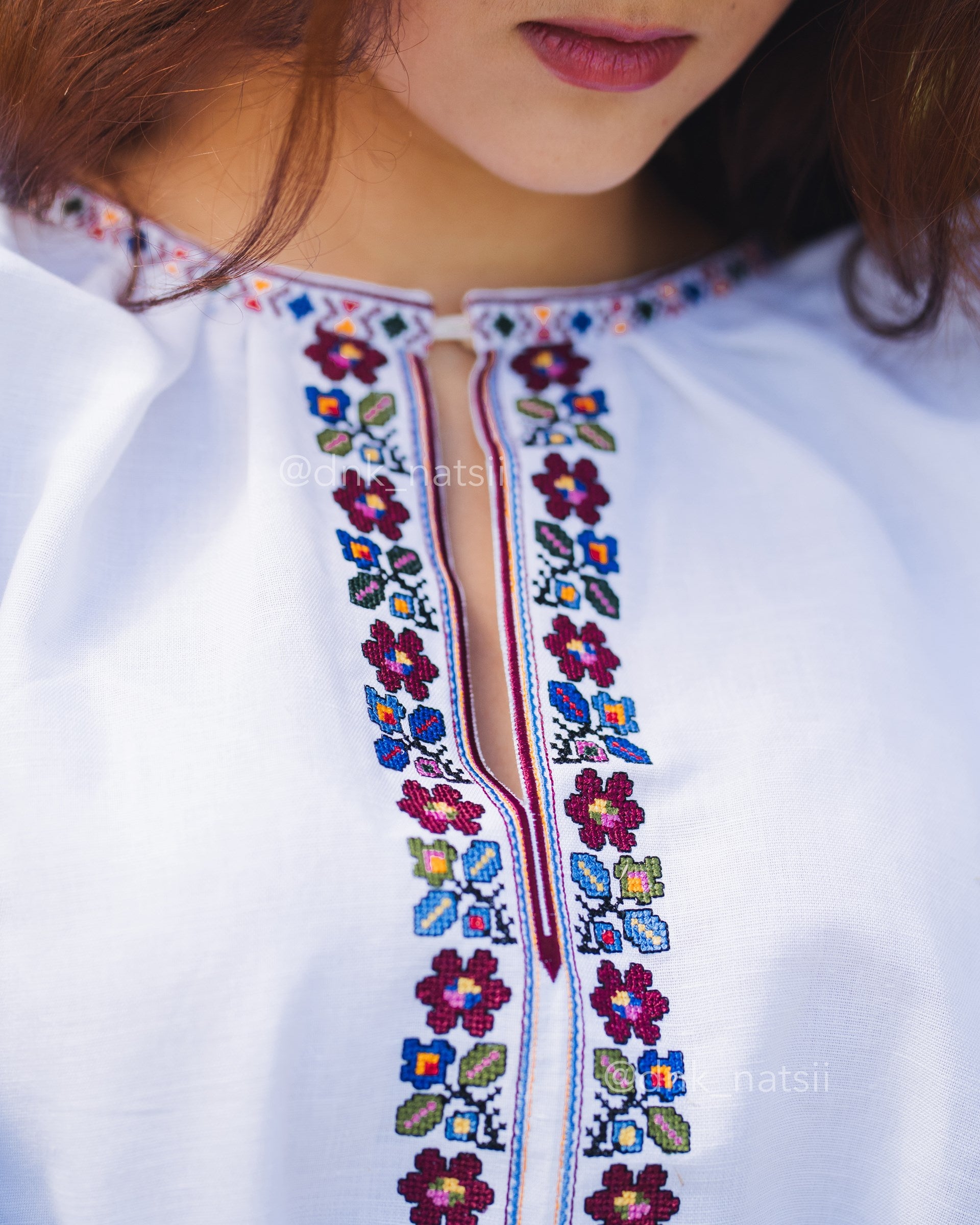 Вишита сукня "Кокетка (1)"(біла)