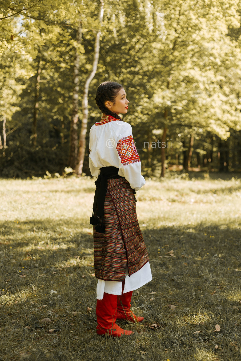 Вишиванка жіноча "Закарпатська (1)"(біла)