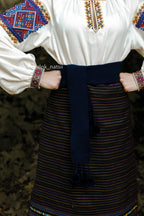 Вишита сукня "Верховинка"(молочна)