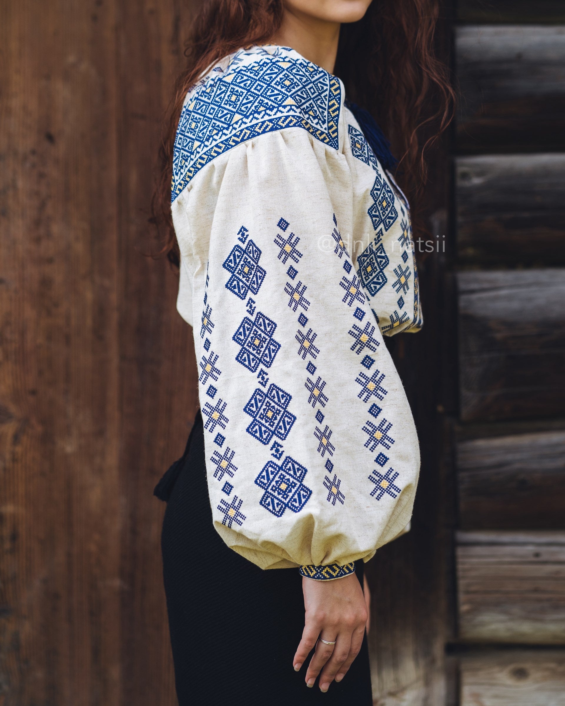 Вишиванка жіноча "Черемош (2)"(бежева)