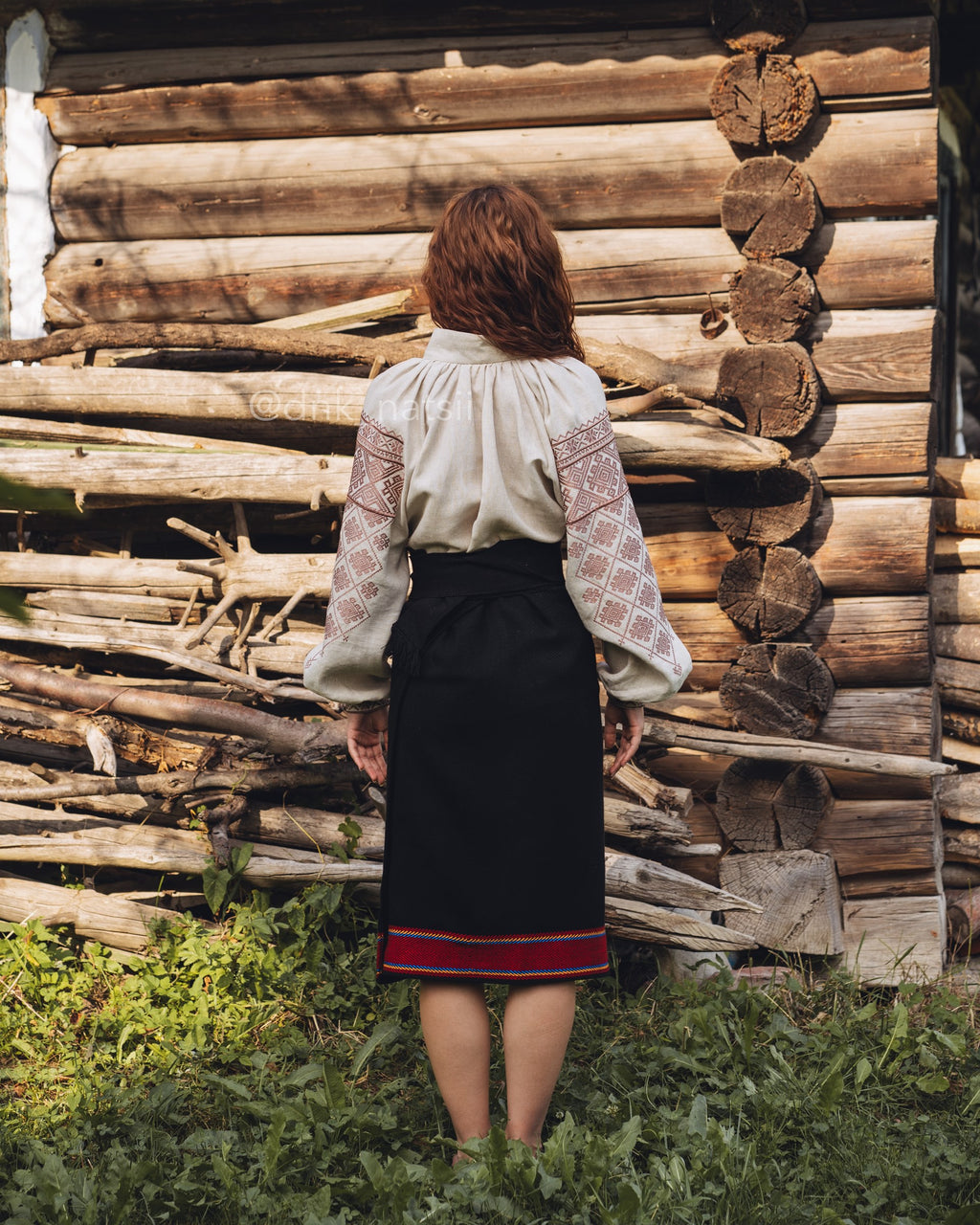 Вишиванка жіноча "Княжа (2)"(сіра)