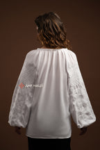 Women's Vyshyvanka "Desna (1)" (white)