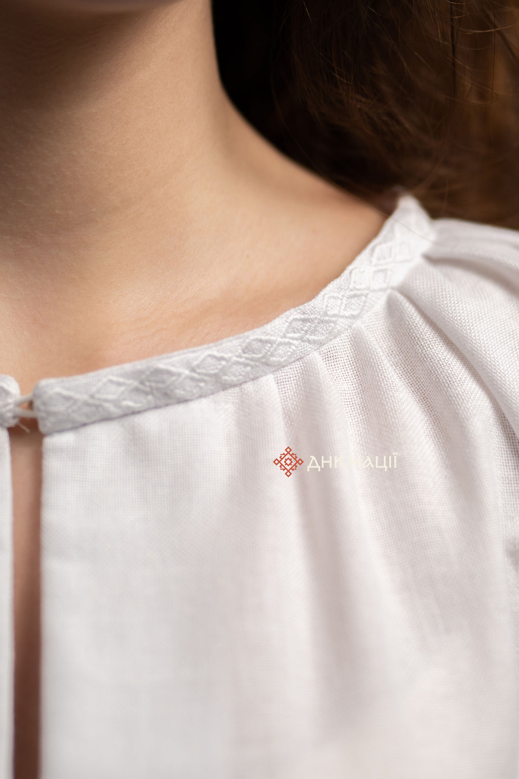 Women's Vyshyvanka "Desna (1)" (white)