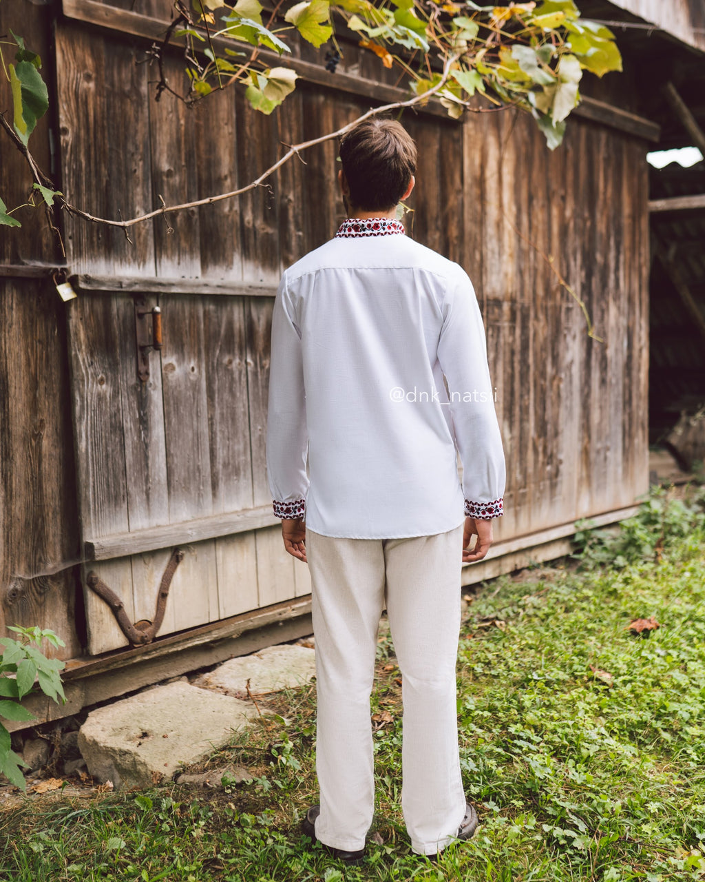 Вишиванка чоловіча "Злагода (1)"(біла)