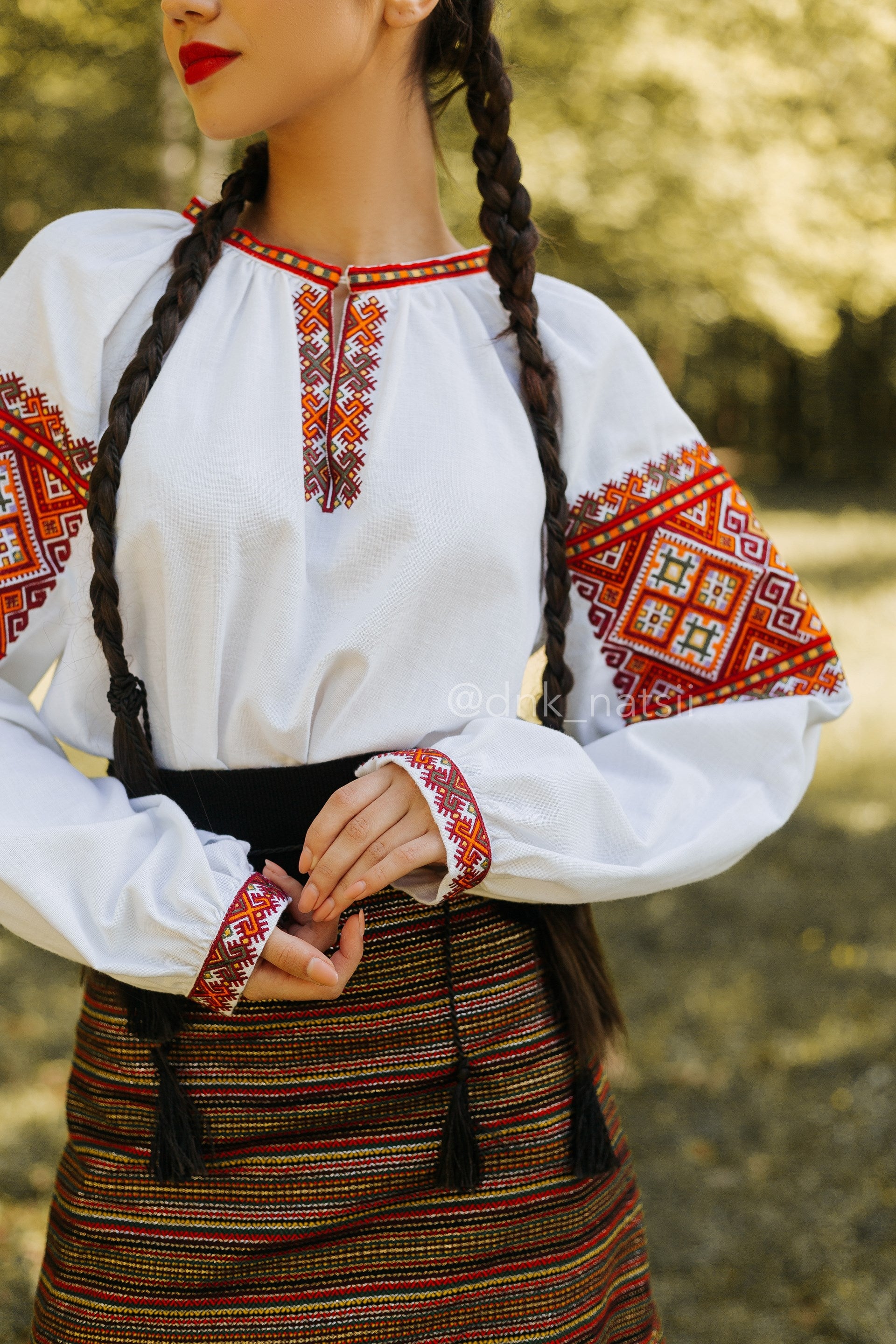 Вишиванка жіноча "Закарпатська (1)"(біла)