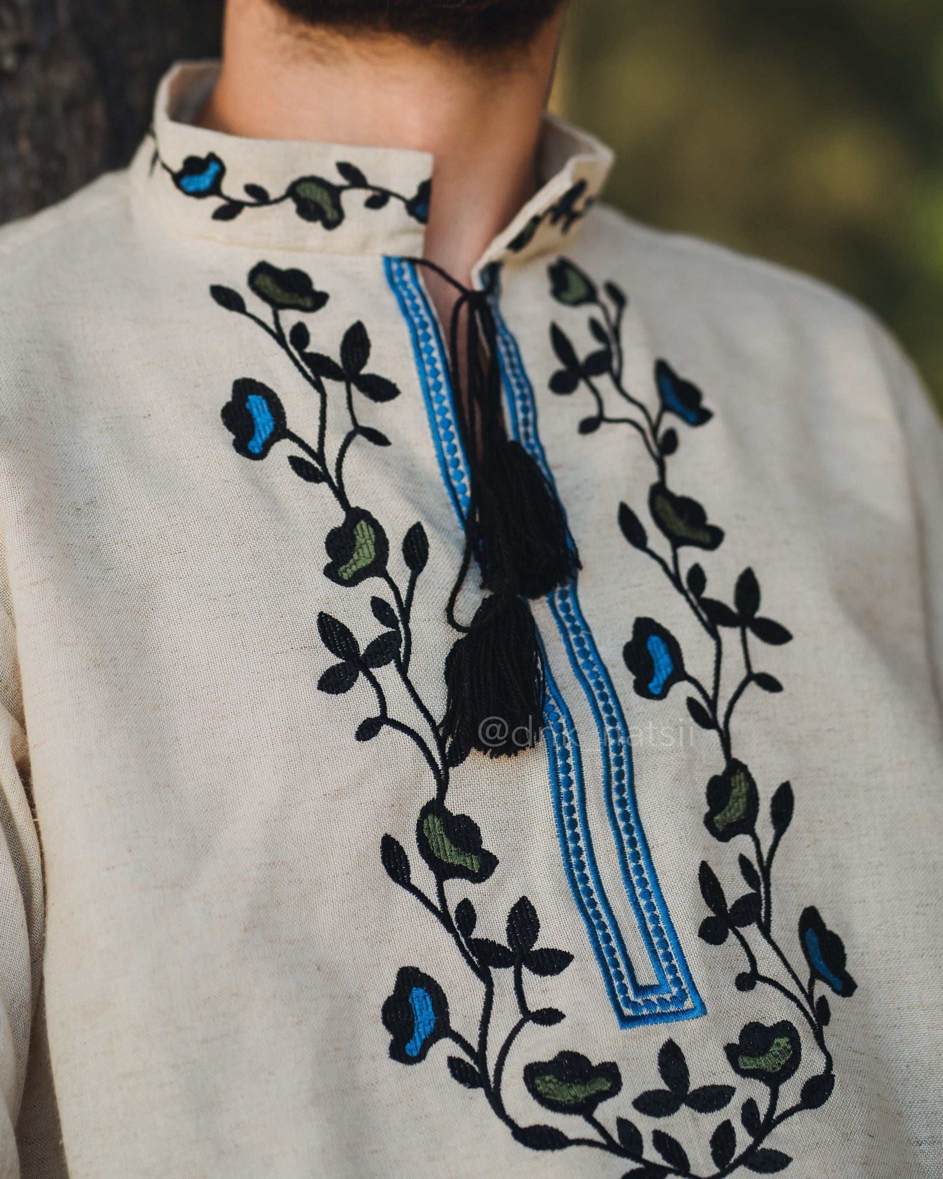 Вишиванка чоловіча "Борщівська"(сіра)