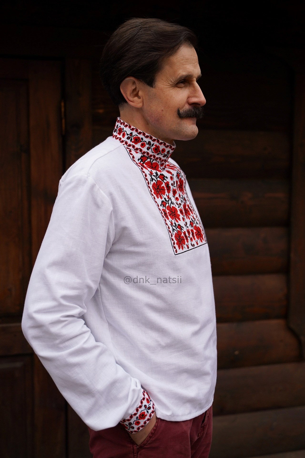 Сорочка чоловіча біла Злагода (1) (РОЗПРОДАЖ ОГ - 124)