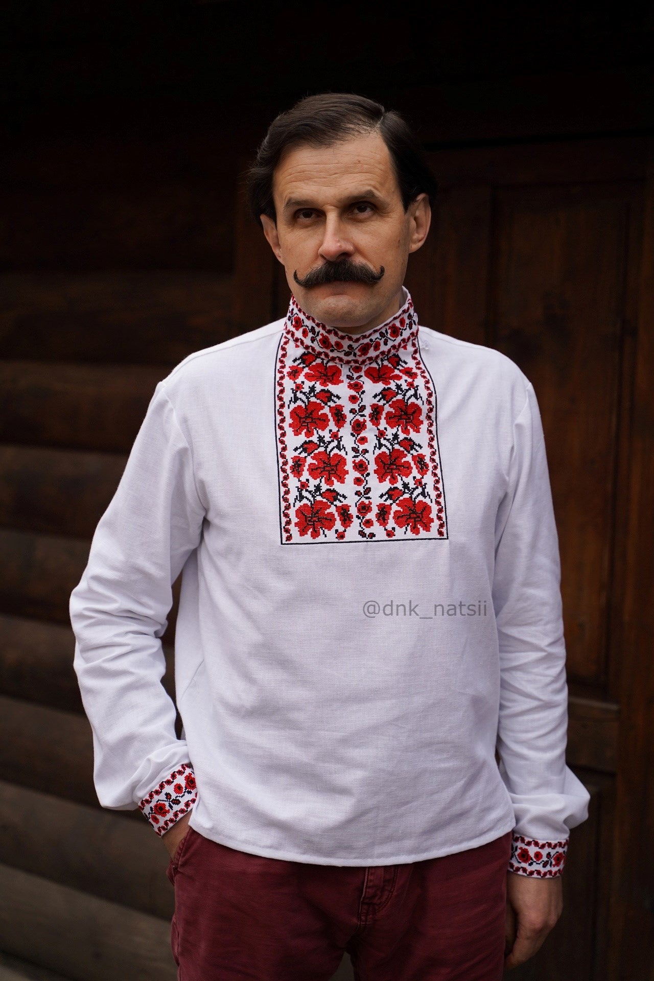 Сорочка чоловіча біла Злагода (1) (РОЗПРОДАЖ ОГ - 124)