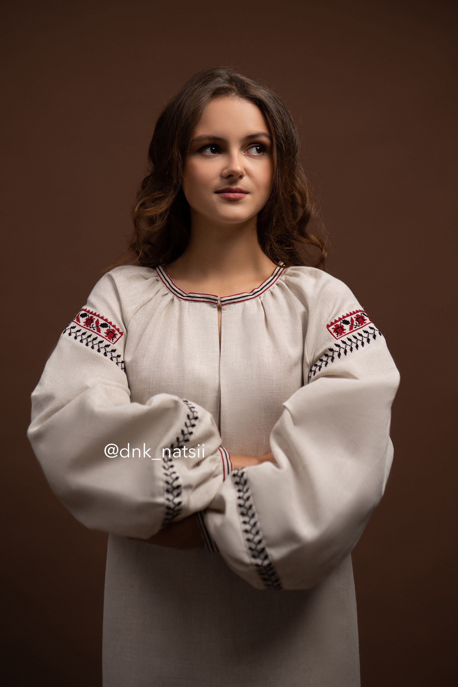 Вишита сукня "Окраса (1)"(сіра)