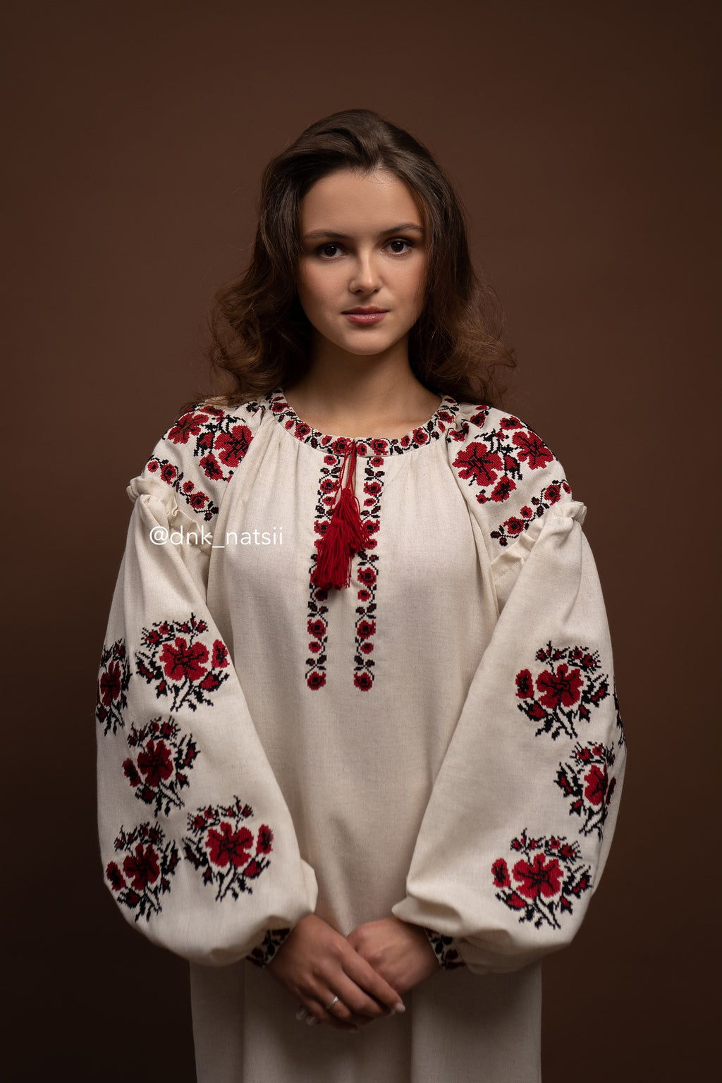 Вишита сукня "Злагода (2)"(бежева)