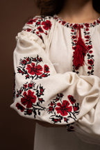 Вишита сукня "Злагода (2)"(бежева)