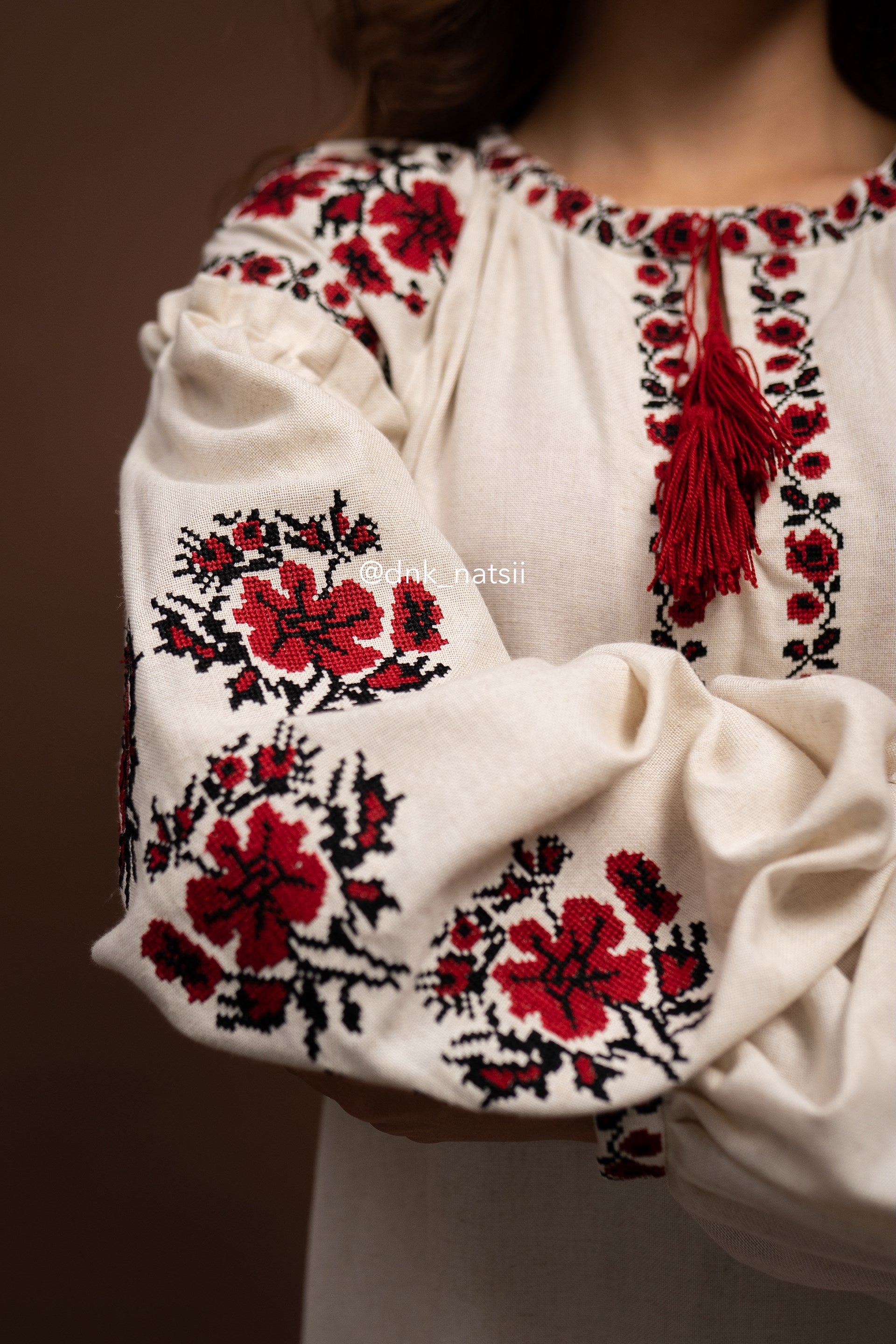 Вишита сукня "Злагода (2)"(бежева)