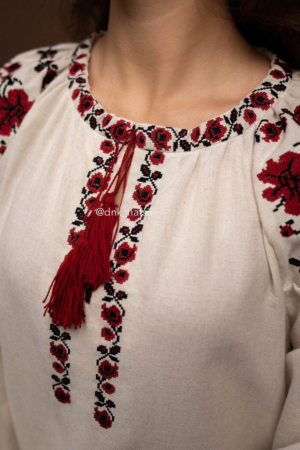 Вишита сукня "Злагода (2)"(бежева)