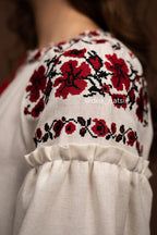 Вишита сукня "Злагода (2)"(бежева)