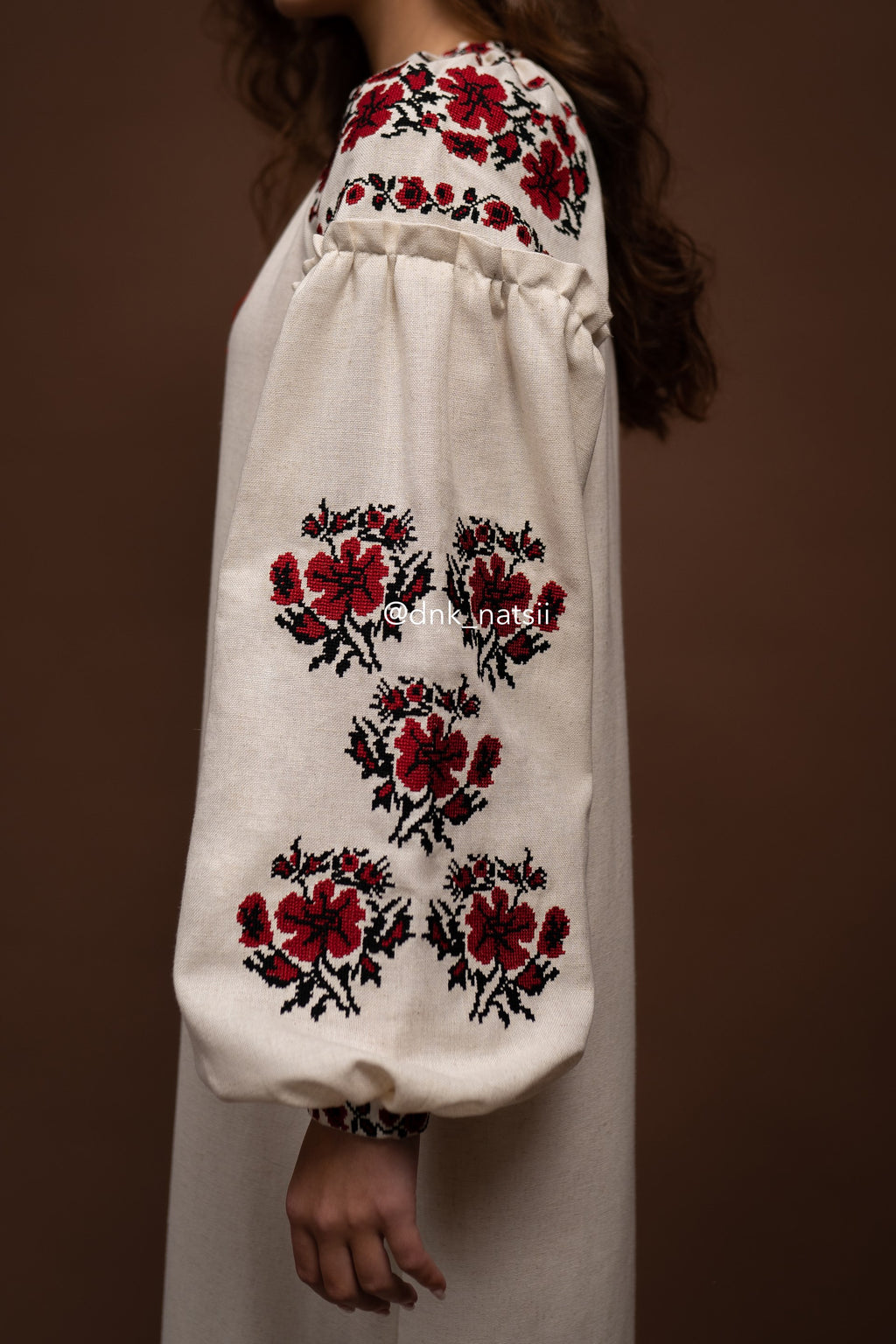 Вишита сукня "Злагода (2)"(бежева)