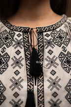 Вишита сукня "Черемош (3)"(бежева)