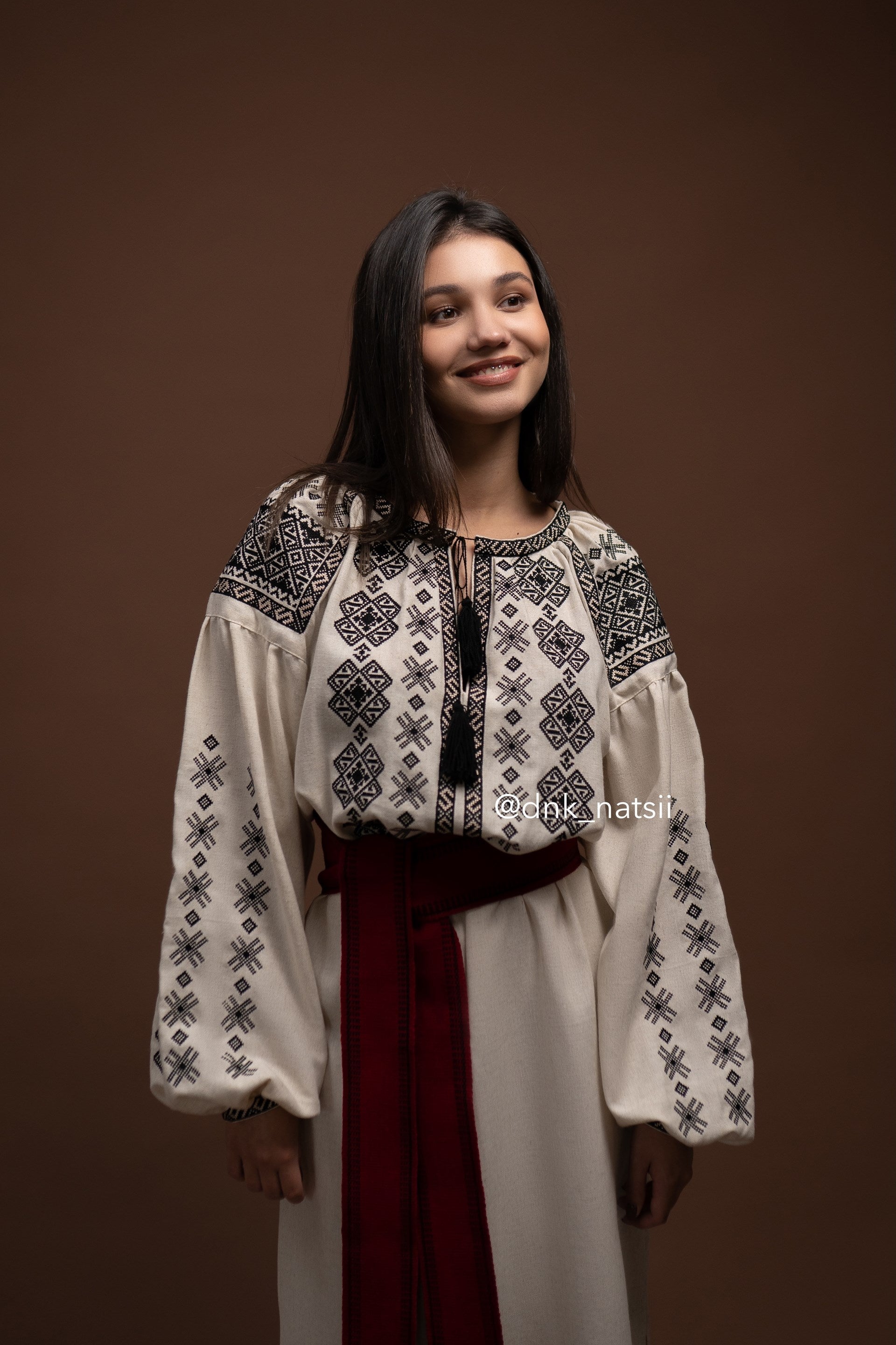 Вишита сукня "Черемош (3)"(бежева)