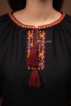 Вишиванка жіноча "Бистриця (3)"(чорна)