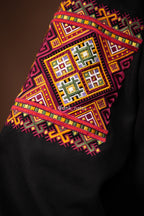 Вишиванка жіноча "Бистриця (3)"(чорна)