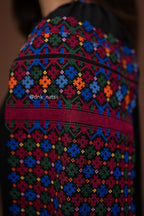 Вишиванка жіноча "Кокетка (3)"(чорна)