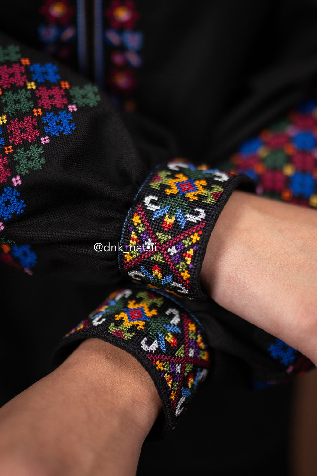 Вишиванка жіноча "Кокетка (3)"(чорна)