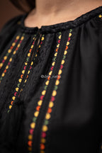 Вишиванка жіноча "Добробут (2)"(чорна)