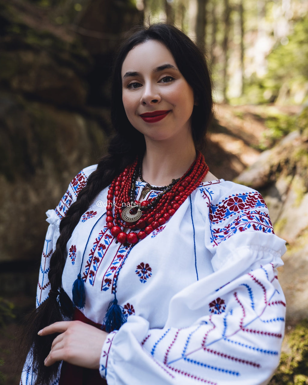 Намисто з каменю "Гранат"