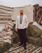 Вишиванка чоловіча "Берегиня (1)"(сіра)