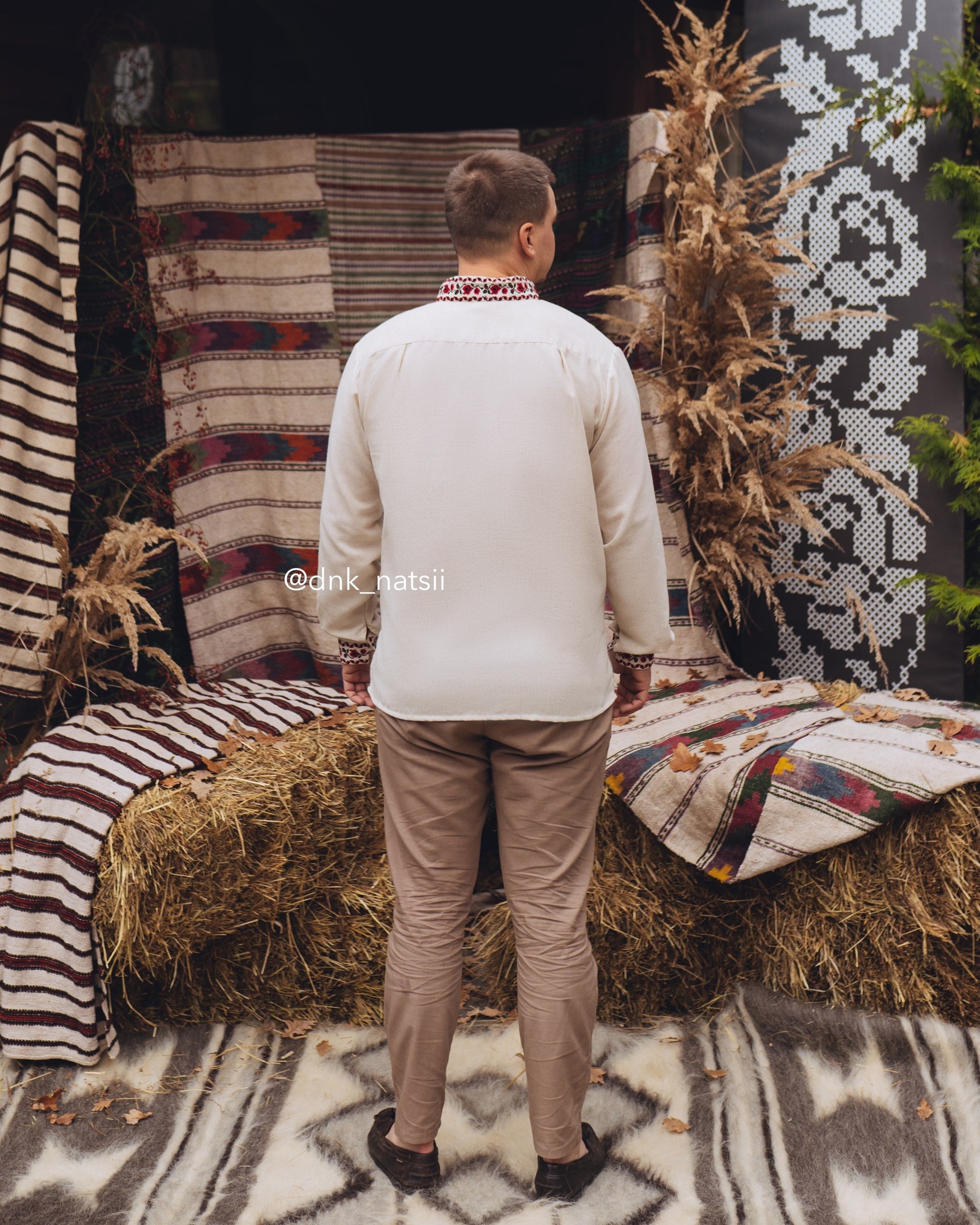 Вишиванка чоловіча "Злагода (2)"(бежева)