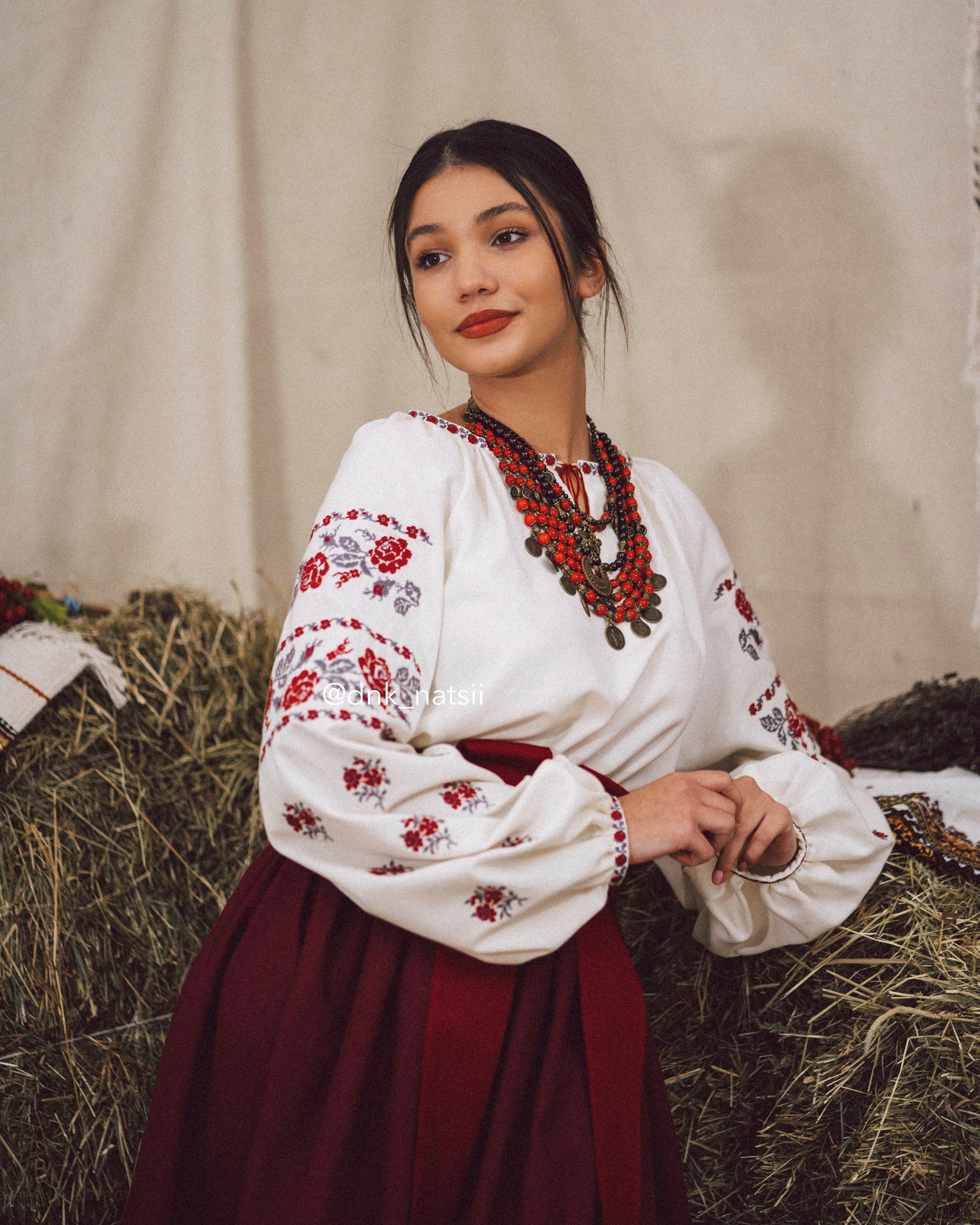 Вишита сукня "Ликерія"(молочна)