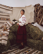 Вишита сукня "Ликерія"(молочна)