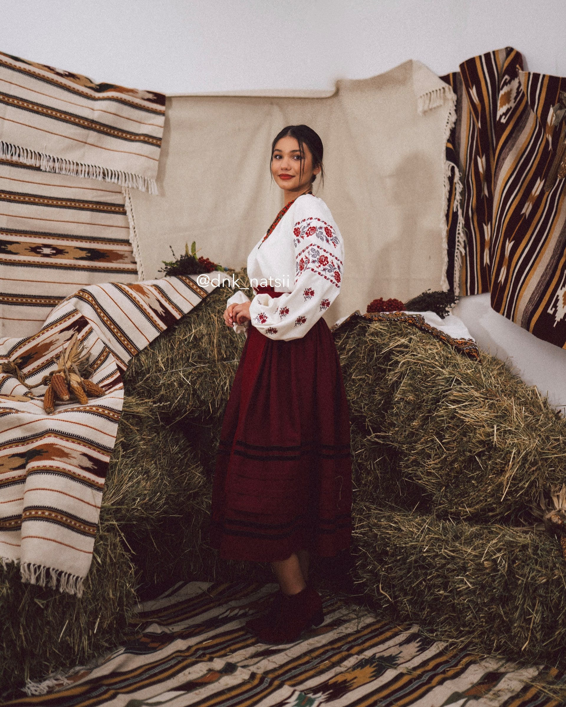 Вишита сукня "Ликерія"(молочна)