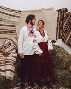 Вишита сукня "Ликерія"(молочна)