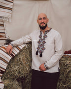 Вишиванка чоловіча "Берегиня (1)"(сіра)