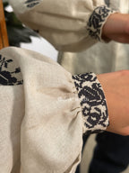 Сорочка жіноча сіра Заквітчана (1) Розмір S-М