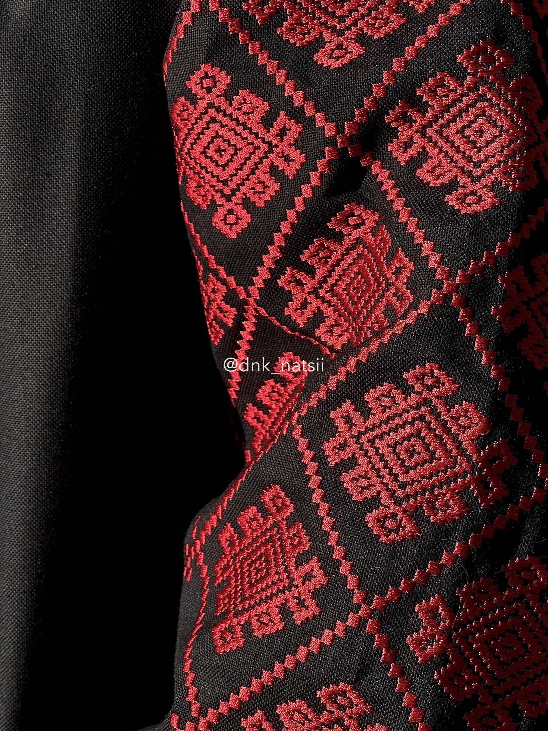 Вишита сукня "Княжа (4)"(чорна)